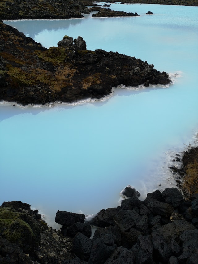 Steamy blue waters of the Blue Lagoon