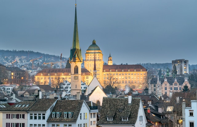 Zurich in winter