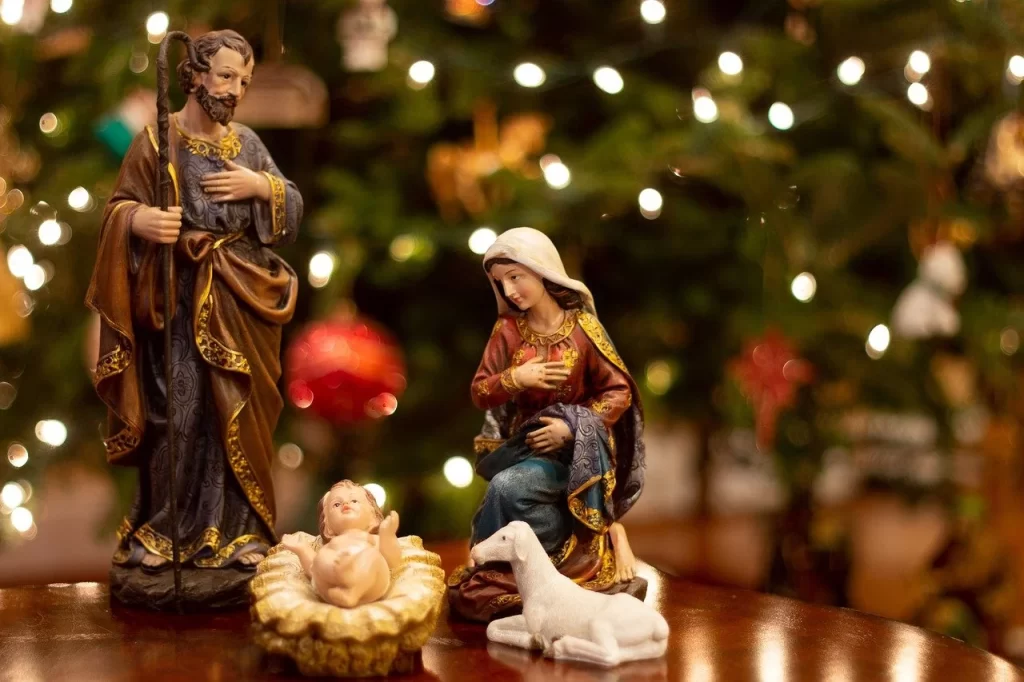 Nativity in one of Paris's Churches