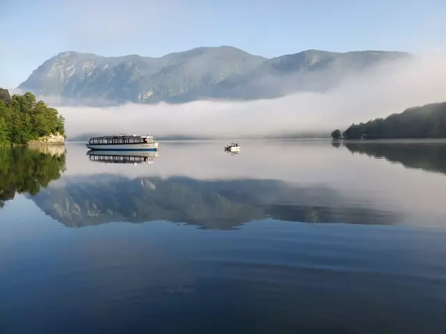 Gorgeous view of Lake Bohinj
