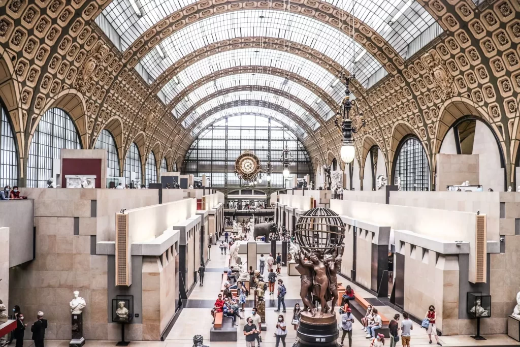 Interiors of Musee d'Orsay Museum