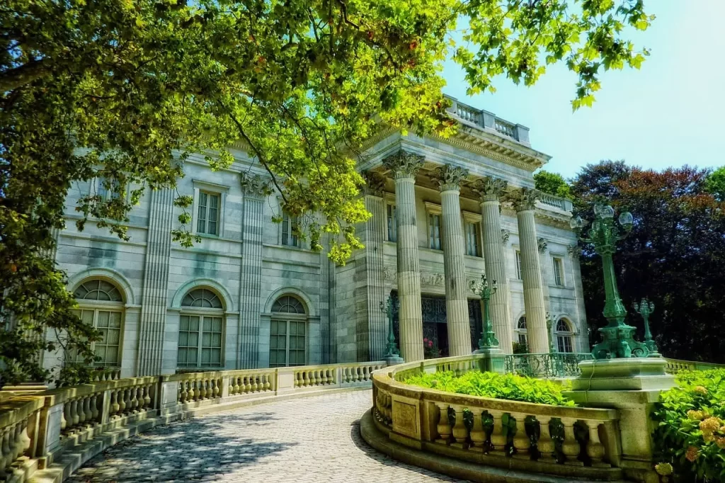 The Marble House Mansion in Newport