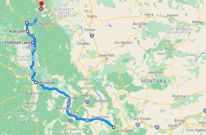 Bozeman to Glacier National Park Road Trip