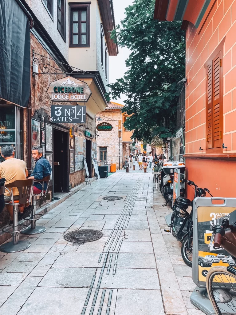 Street of Old Town Antalya