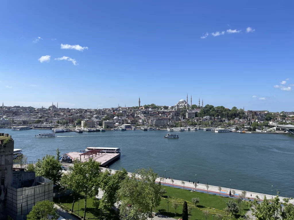 View from our Istanbul Hotel