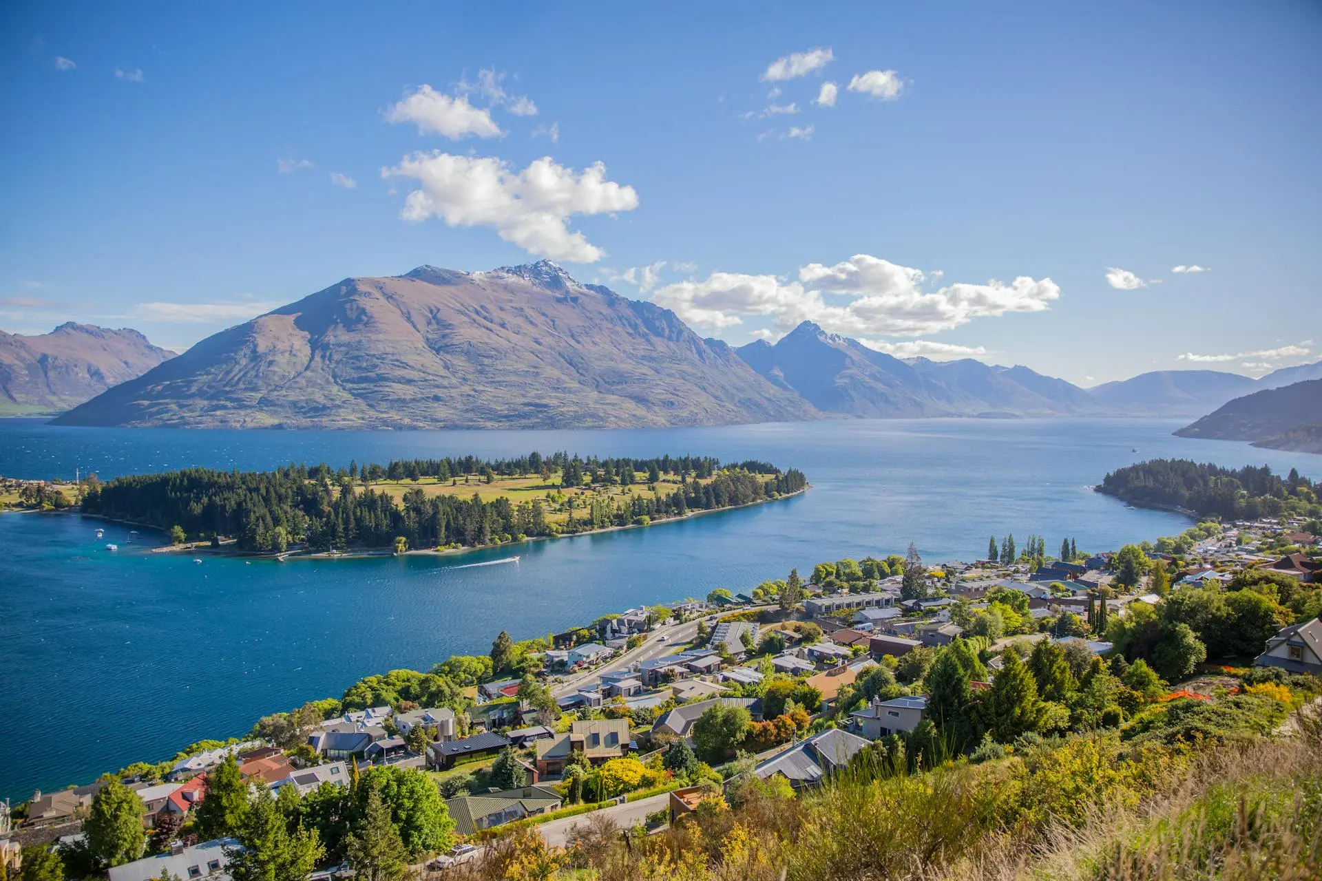 Scenic viewpoint along New Zealand's Coast